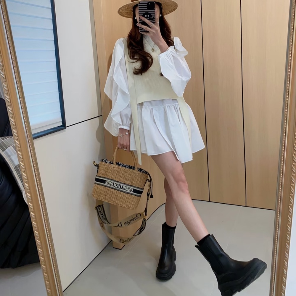 Snidel Layered Two-Piece Top